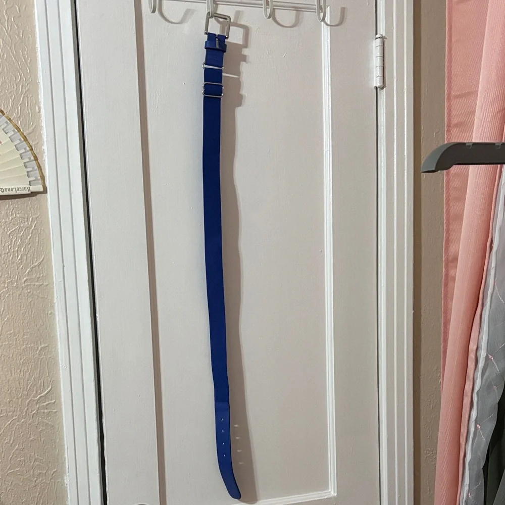 Under Armour Royal Blue Belt with Silver Buckle